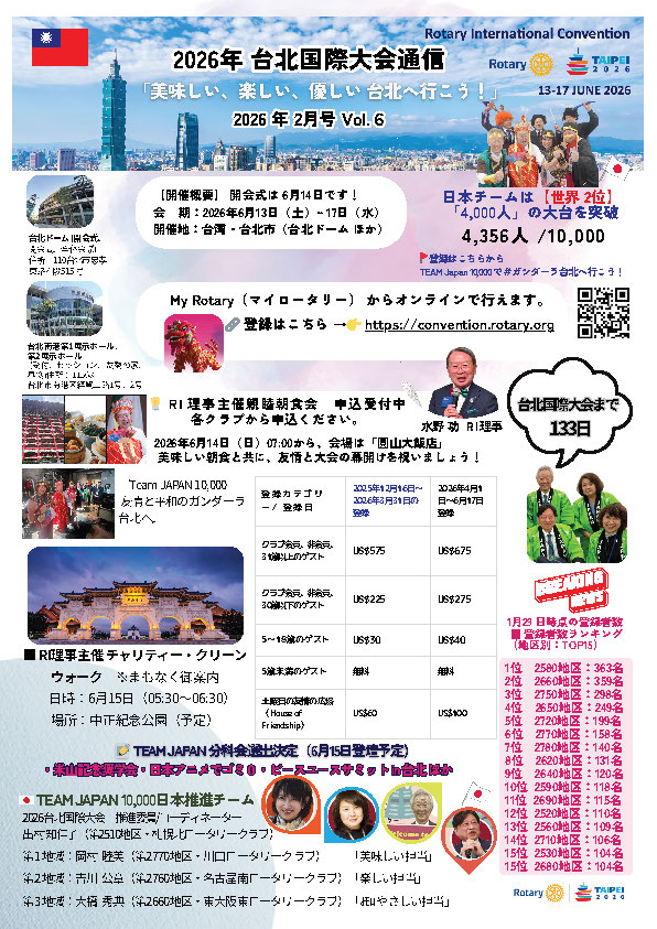 台北国際大会通信